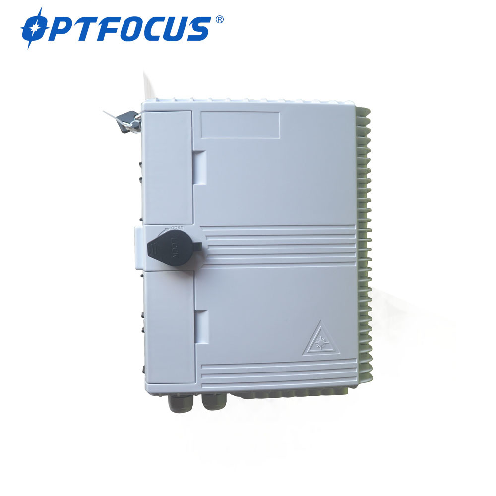 PC ABS IP55 FTTH 12core Fiber Optic Terminal Box