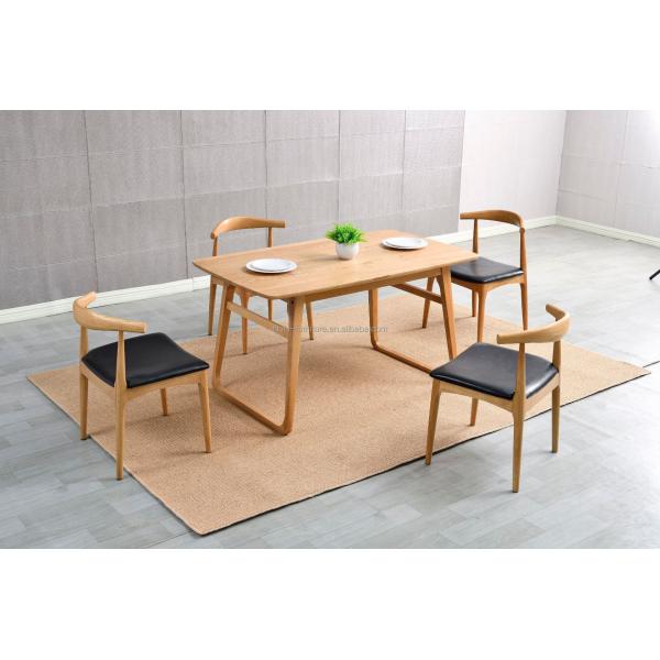 Home Furniture Guaranteed Rectangular Wood Dining Table for Dining Room Decoration
