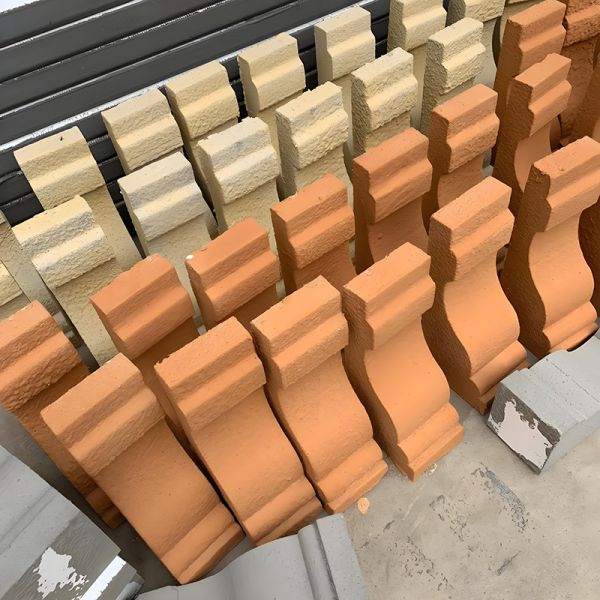 Family Villa Residential Eaves Stucco Foam Moulding EPS Chinese Corbels Production
