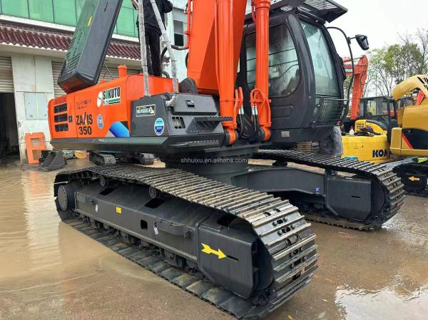 35 Ton Construction Machinery Hitachi Zx350 Old Hitachi Excavator 1.38m3