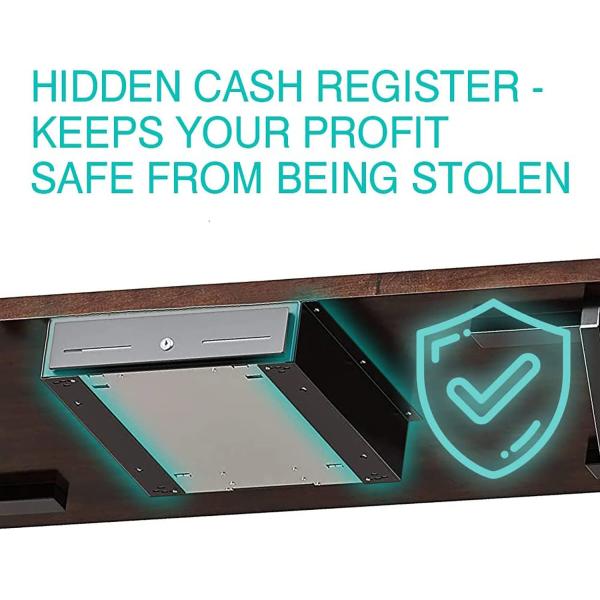 Металлический кассовый ящик под прилавком крепление крепление тяжелой работы стальной крепления крепления для крепления 16 