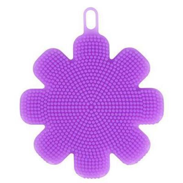 Food Grade Soft KitchenSilicone Dish Sponge Cleaning Sponges Washing Brush