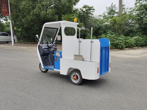 240L Micro Electric Three Wheeled Cleaning Car Special Electric Cleaning Tricycle