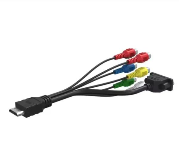 HD-MI to RCA Cable 1080P 5ft HD-MI Male to 3 RCA Female Video Audio AV Cable Connector Adapter Transmitter For TV HDTV DVD