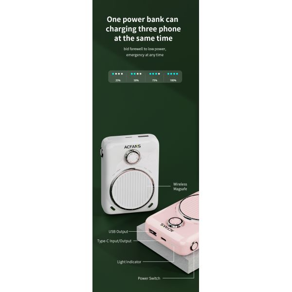 Wholesale Price Magnetic Power Banks 10,000mAh Fast Charging Wireless Charger OEM/ODM
