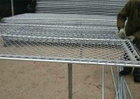 Barreiras provisórias do controle de multidão da tira W3m 75*75mm Mesh Hole