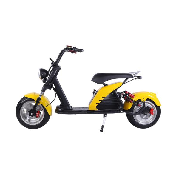 Double-battery Rechargeable Motorcycle with 18*10 inch Wheel Size Upgradeable to 12 inch
