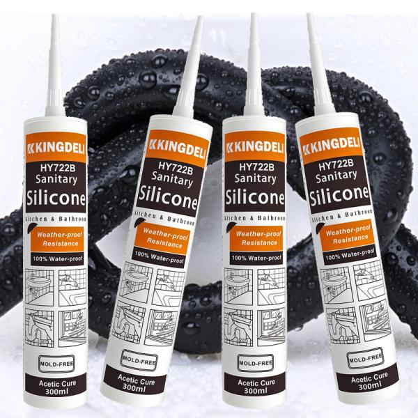 High Quality Acetic Cure Adhesive Silicon RTV Transparent Glass Sealant