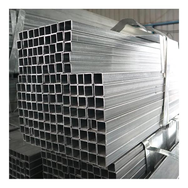 Aluminum Steel Hollow Pipe Hot Dip Gi ERW Steel Box Section