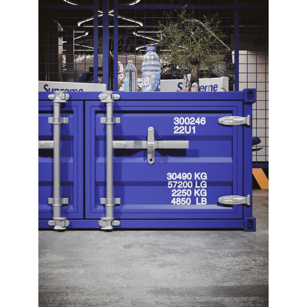 Industrial Iron Coffee Table Storage Cabinet For Living Room Internet Celebrity