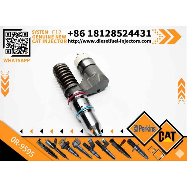 Excavator Parts Diesel C12 Engine Injector 208-9160 0R-9595 1OR-1814 OR-4987 161-1785 New Stainless Steel Injector for Excavator