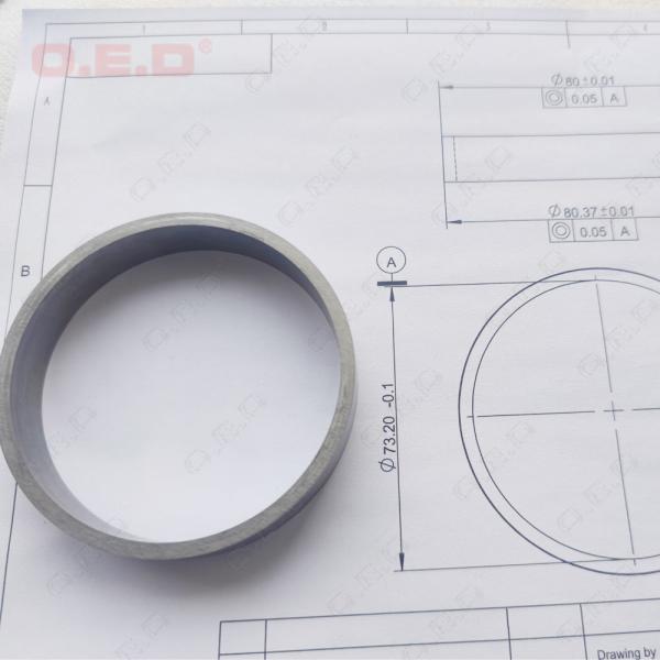 Conical Outside Diameter Bushes Dia 80mm Thin Protection Carbide Bushes