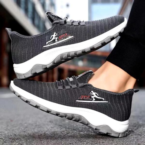 daily Ladies Flyknit Sport Shoes breathable Knitted Upper Sports Shoes