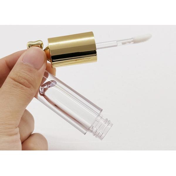 Custom Logo 2.5ml Golden bow tie Top Lipgloss tube For Comestic Packaging