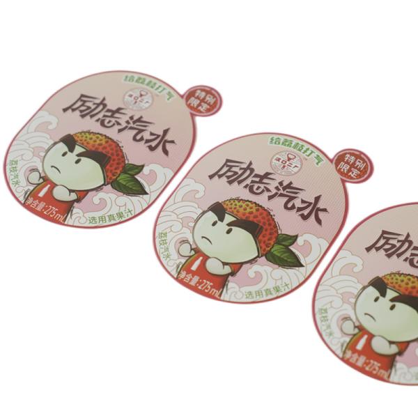 Производитель наклейки на этикетках Наклейка для бутылок с водой на заказ Наклейка для бутылок напитков