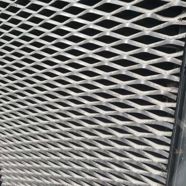 Aluminum Expanded Metal Mesh Anodized Powder Coated Custom Colors