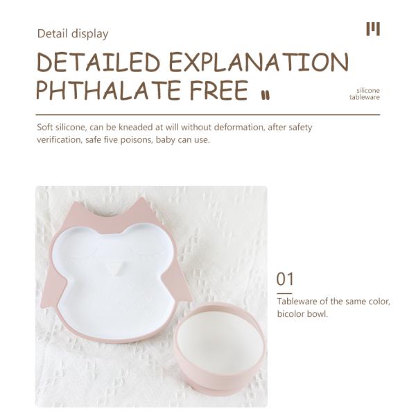 Изготовленный на заказ набор шара детского питания BPA свободный, шар силикона младенца всасывания качества еды