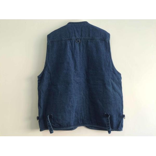 Jeans vest, denim vest, in 100% cotton, S-3XL, denim blue, navy