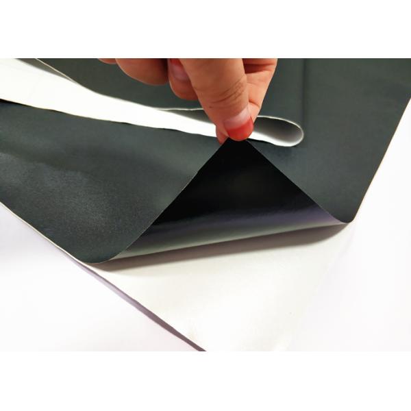 Black Solid Color Self Adhesive Wallpaper Waterproof For Restaurant And Pub