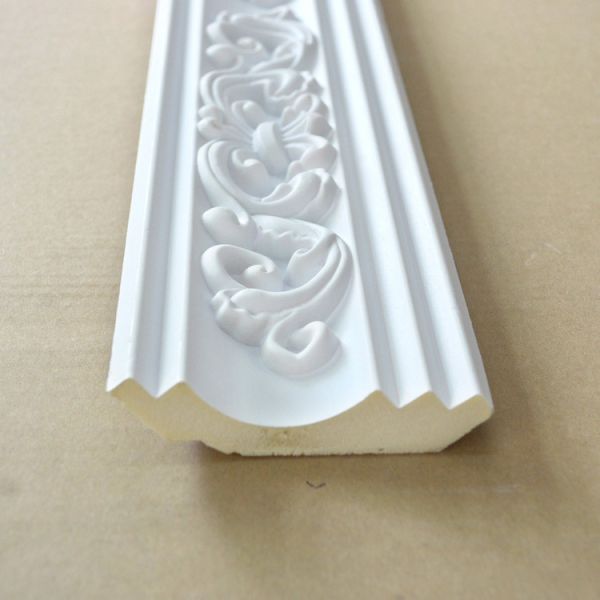 Waterproof Eco-friendly Polyurethane Foam Cornice Easy To Install for Home and Office Decor