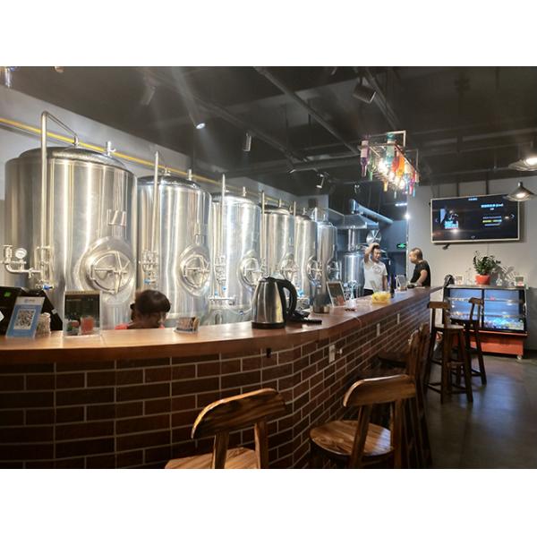 500 Litre Small Brewery Equipment , Brewpub Copper Beer Brewing Equipment