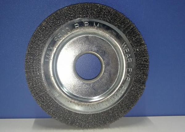 Stainless Steel Wire Wheel Brush Industrial Cleaning Brushes 10mm Thickness