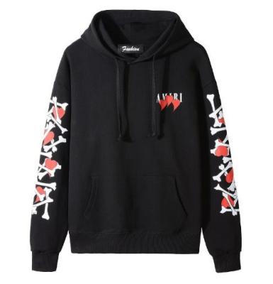 Small Quantity Clothing Manufacturer Men'S Pullover Fleecce Hoodies With Screen Print