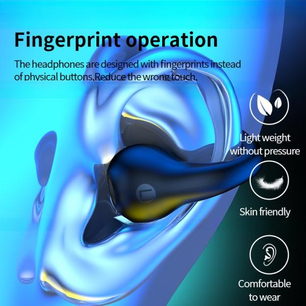 Waterproof Standard IPX-6 TWS BT 5.3 Earphone Touch Control and Battery Indicator Digital Display for LED Wireless Headphone