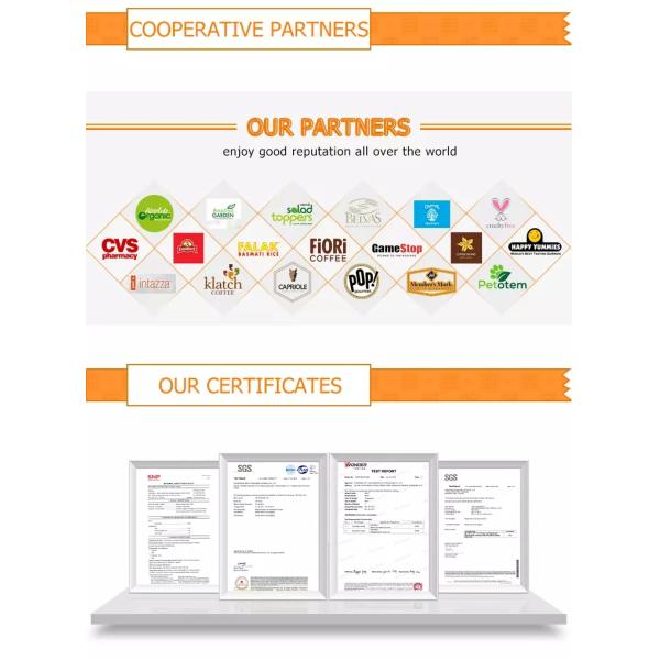 Matte Finished Aluminum Foil Stand Up Pouch Edible Fruit Jerky Packaging Custom Printing