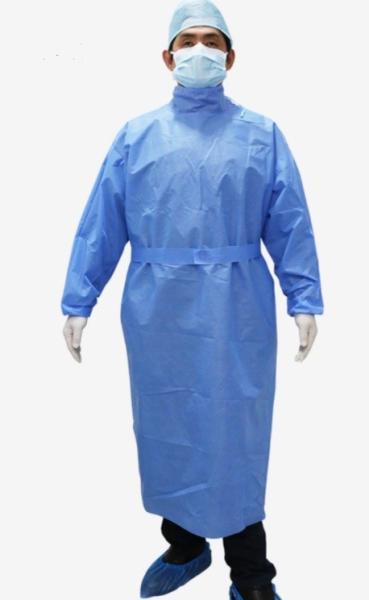 White list disposable medical gown with CE for approval for Europe