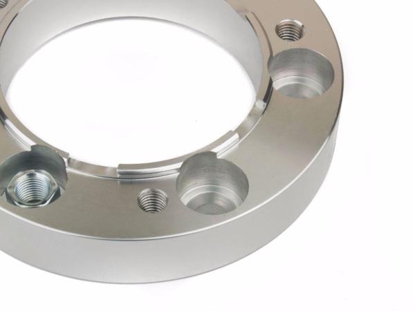Silver Car Wheel Spacers 15 Mm , 2 Inch Wheel Spacers For Pickup Truck Suv