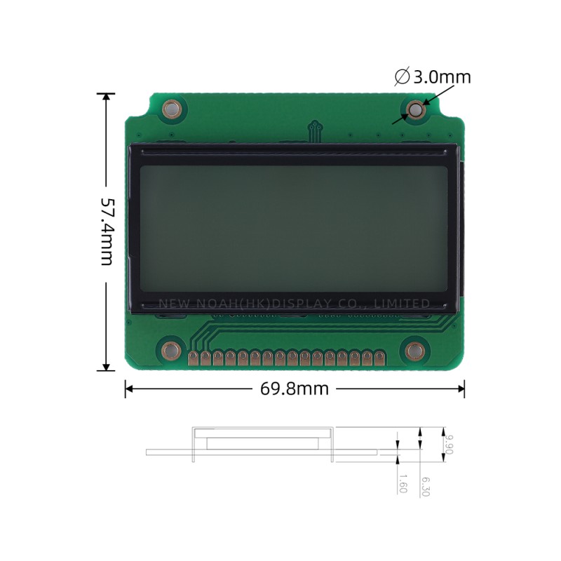 Cyrillic Gray Film 1604B Liquid Crystal Display 16PIN ST7066U Character LCD Screen Quality Assurance