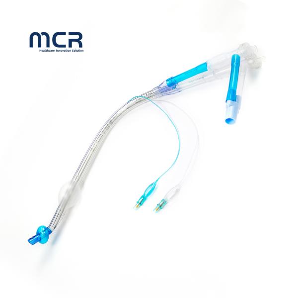 Left/Right-Sided Double Lumen Endobronchial Tube with Double PU Cuff for Thoracic Surgery in 28Fr to 41Fr Sizes