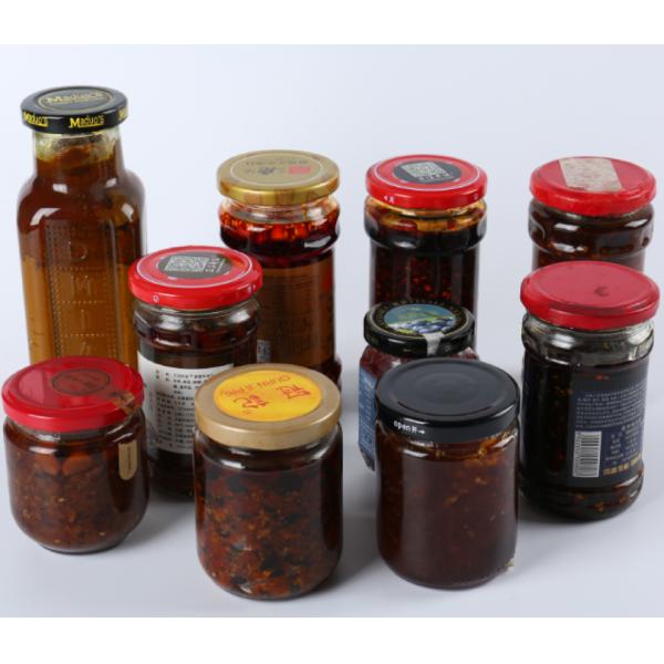 машина вакуума 1200pcs/Hour покрывая для стеклянной бутылки опарника