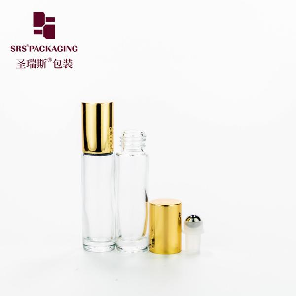 BLPM Mould Glass Roller Bottle 10ml Leak Proof Aluminum Cap Steel Ball