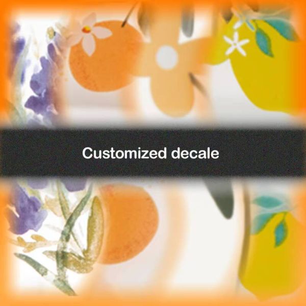 Freezer Safe Custom Glass Food Container with Christmas Design and Customizable Options