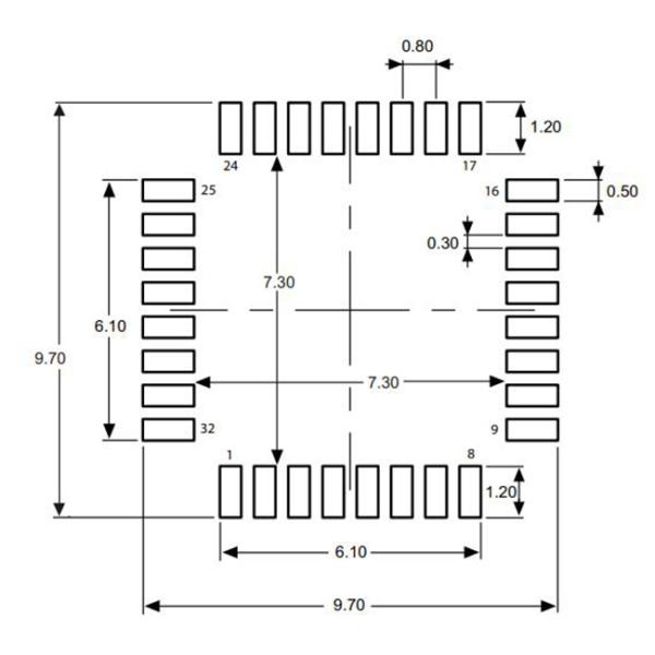 микроконтроллер 64MHz откалывает STM32G041K6T6 ядр микроконтроллера MCU 32-LQFP одиночное