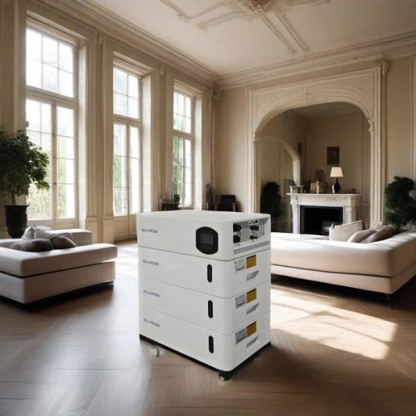 10KW All In One Home Solar Generator With 43kWh Stackable Battery Backup System