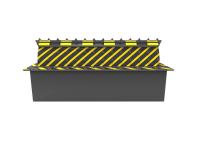 barreira do bloco de estrada do painel 380VAC 80V 5.5KW de 25mm 100 toneladas