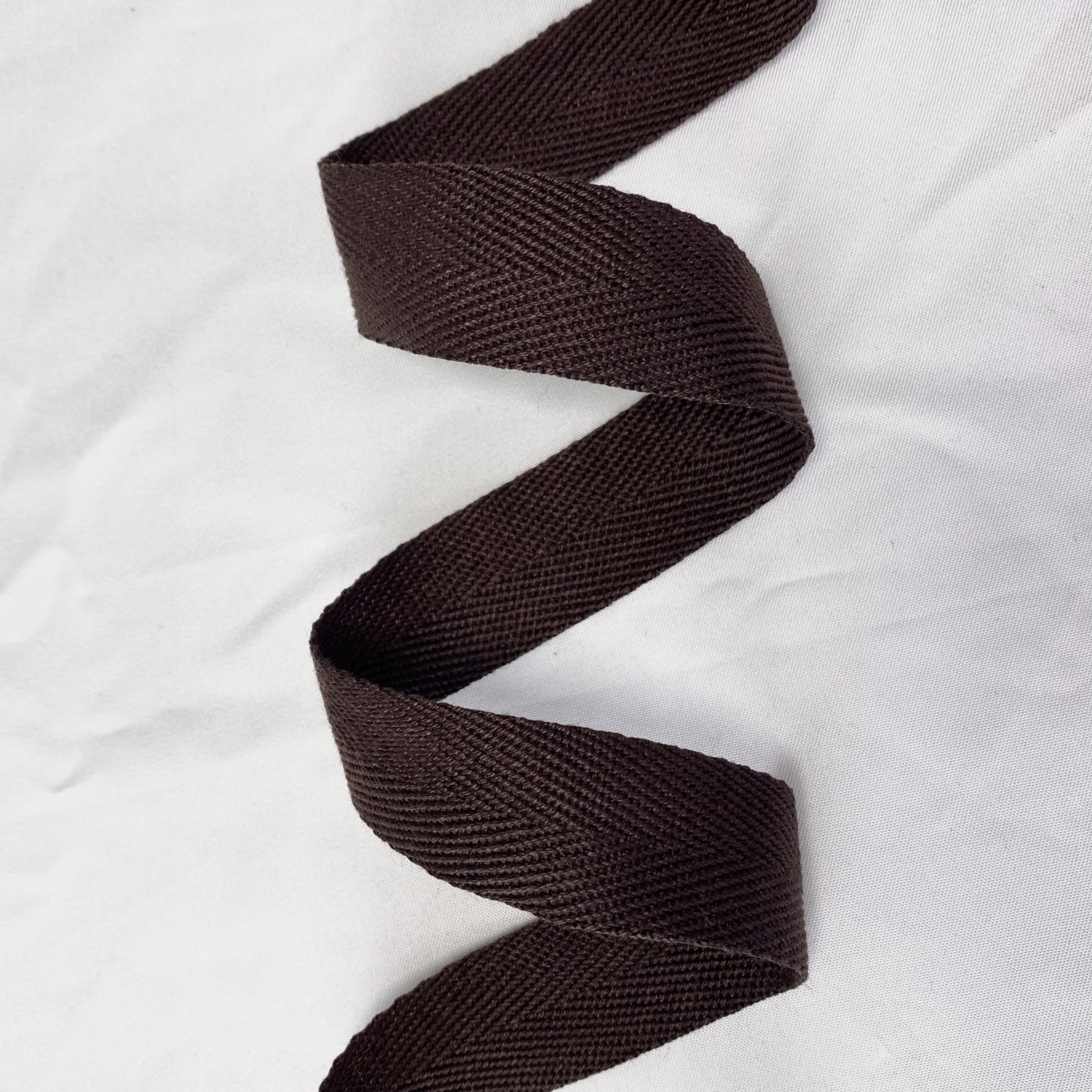 Herringbone polyester-cotton webbing Various colors Backpack strap Belt Handbag strap
