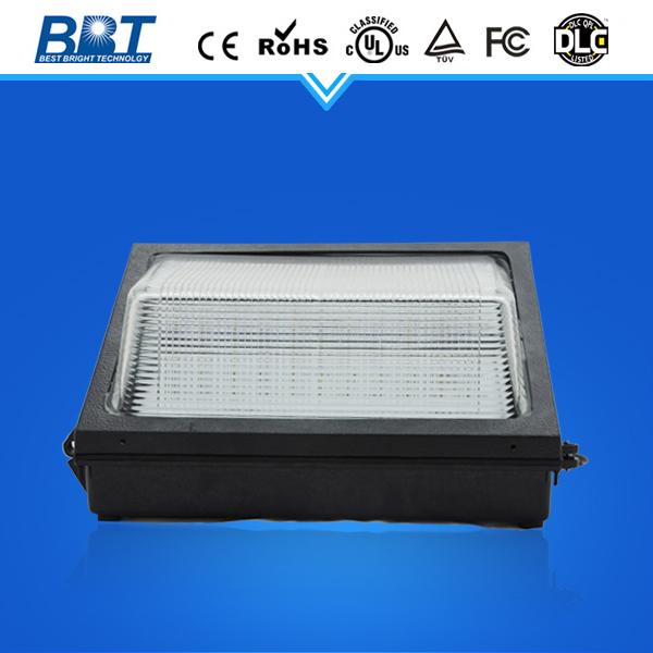 Long lifespan outdoor led wall pack light high lumens 3 years warranty