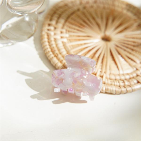 Mini acetic acid girls art hairpin grab clip sweet female headpiece tortoiseshell spot wholesale OEM logo