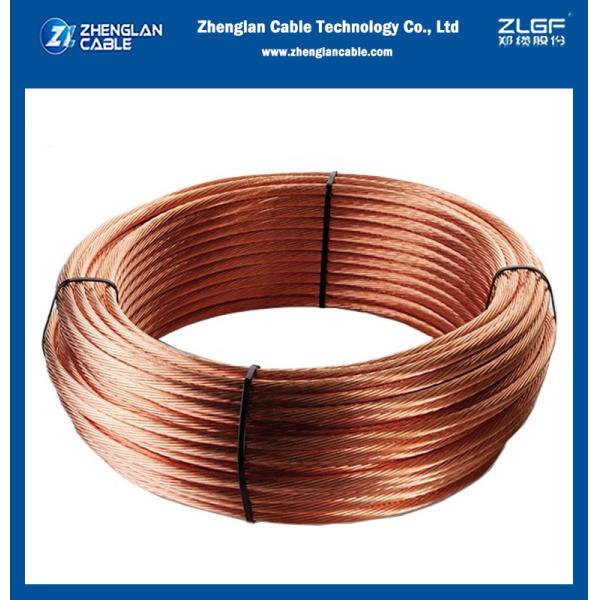 Copper Clad Steel Grounding Wire Cable CCS Bare CCS Copper Clad Steel Ground Electric Stranded Wire Rod Conductor