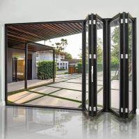 Panoramic Folding Aluminum Sliding Door Free Opening And Closing Living Room Balcony Broken Bridge Folding Door