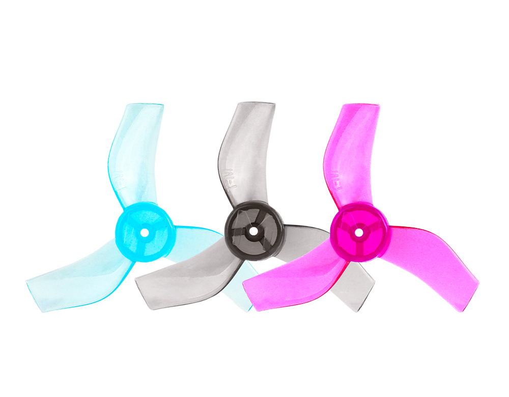 T-Hobby M12199 Fpv 3-Blade Quadcopter Drone Propellers 2pairs/Bag Cw/Ccw Pc Transparent Props Remote Function Compatible Flysky