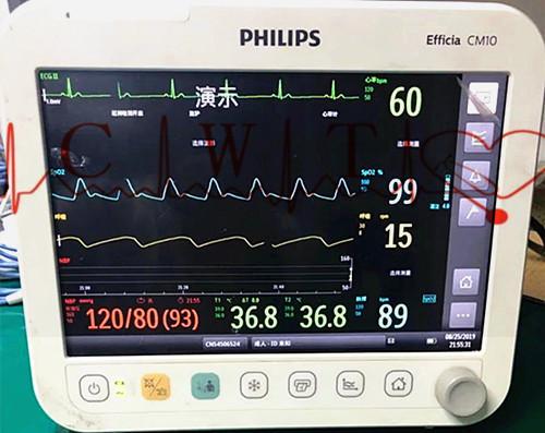 PHiliph Efficia CM10 usou o equipamento médico de monitor paciente garantia de 90 dias
