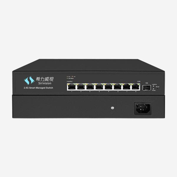 Fast Network Speed Smart Switch With 8 10/100/1000/2500 Mbps RJ45 And 1 10Gbps SFP+ Ports