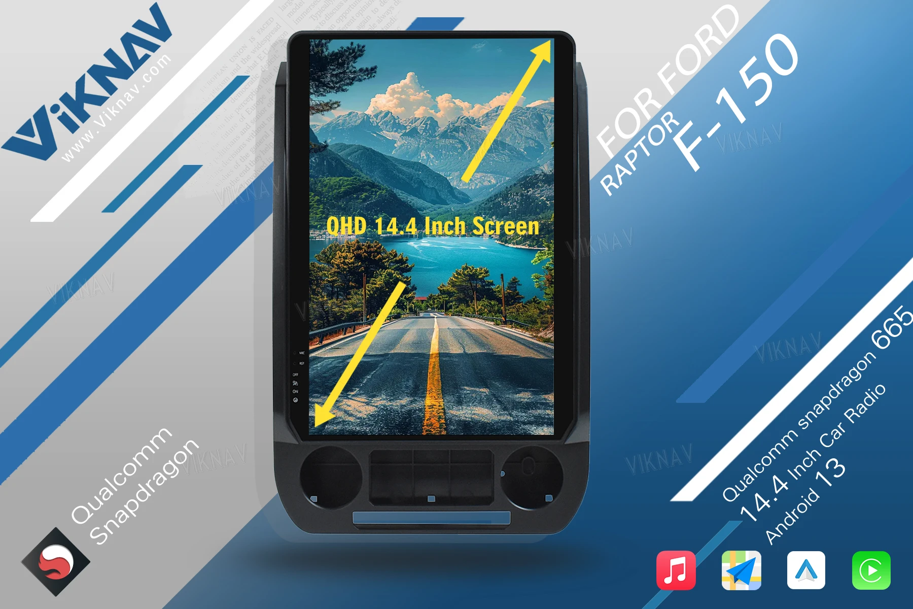 Android 128 ГБ Ford F150 Радио F250 F350 F450 Мультимедийный проигрыватель Беспроводная автоигра
