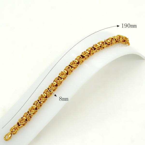 Hot Selling items Fashion jewelry Men or Womans bracelet Bangle 18K Real Gold Plated Link