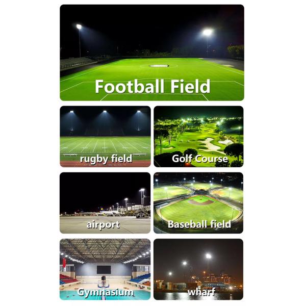 Облегчение 500 Вт светодиодный высокий мачты свет 277 В спортивные светодиоды для площадей парков